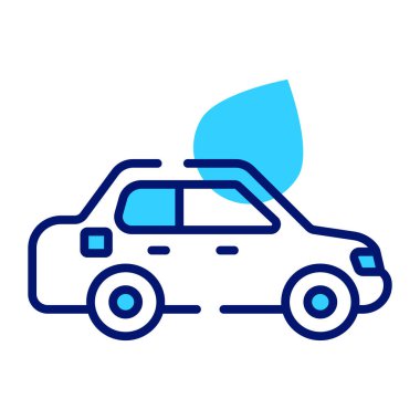 A customizable icon of car, concept of travel editable style