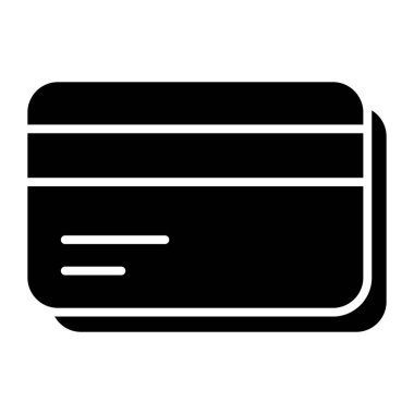 Debit card vector, credit card icon of atm card