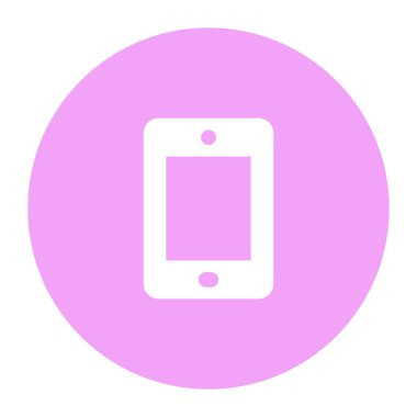 Mobile vector design solid style, user interface