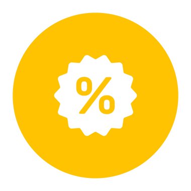 Premium quality vector icon of discount coupon
