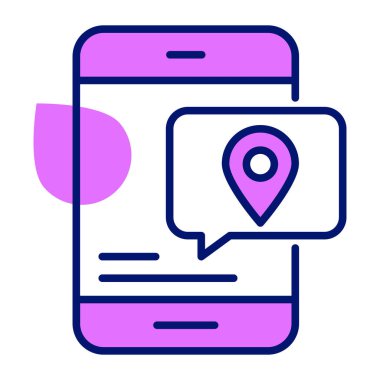 Location tracking vector design, easy to use and download icon