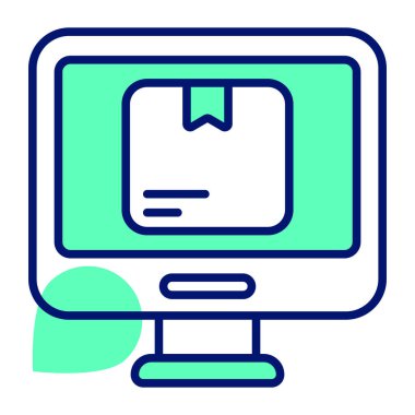 Online order booking vector icon for premium use