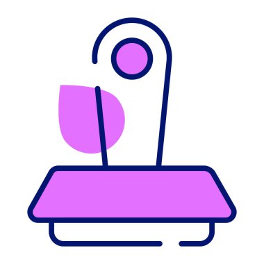 Stamp vector icon in editable style, modern design