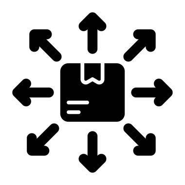 Parcel distribution vector in modern style