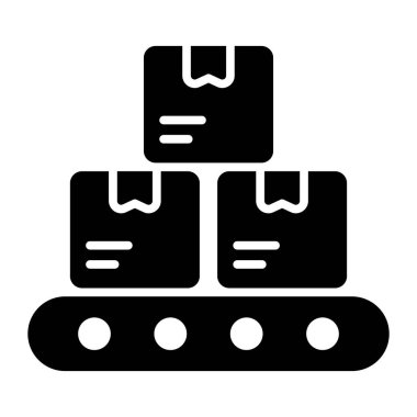 Transportation of delivery products via conveyor belt, cargo transporter