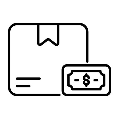 Amazing design of cash on delivery vector, premium icon