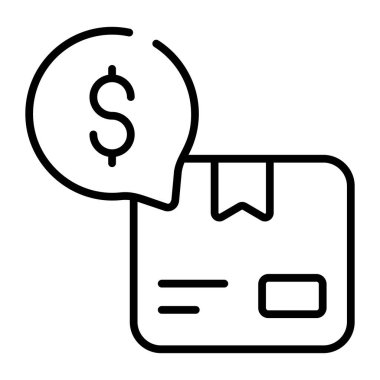 Cash on delivery vector icon in editable style, premium design