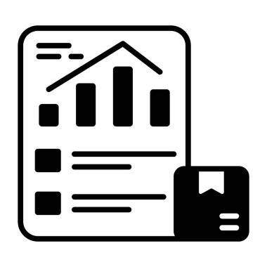 A document having bars with package concept of delivery analysis