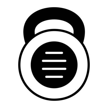 An amazing icon of weighting girya in trendy style