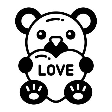 Check this cute vector design of teddy bear, modern and trendy style