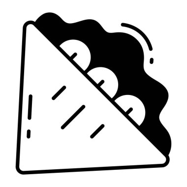 Vector design of skirt in modern style, ready to use