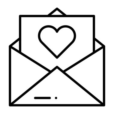 greeting letter glyph icon isolated on white background