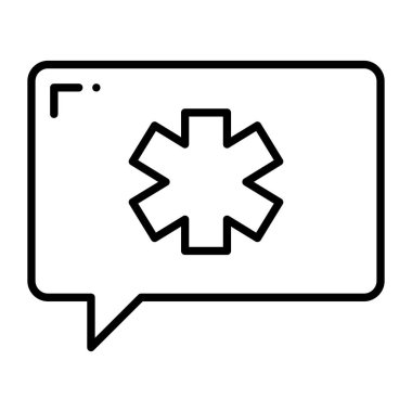 The conversation on disease vector design chat bubble icon