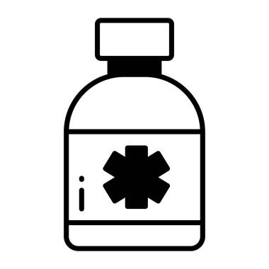 Pills bottle editable for healthcare medicine