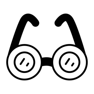 Prescription glasses vector icon in trendy style