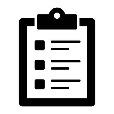 Checklist vector icon in trendy style easy to use