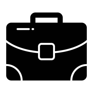 Portfolio vector icon trendy style, portable case