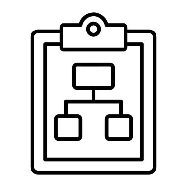 Market strategy vector icon isolated on white background