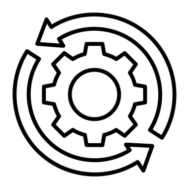 production vector icon isolated on white background