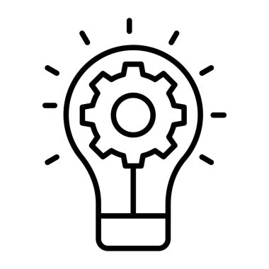 innovation vector icon isolated on white background