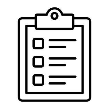 Checklist vector icon in trendy style easy to use