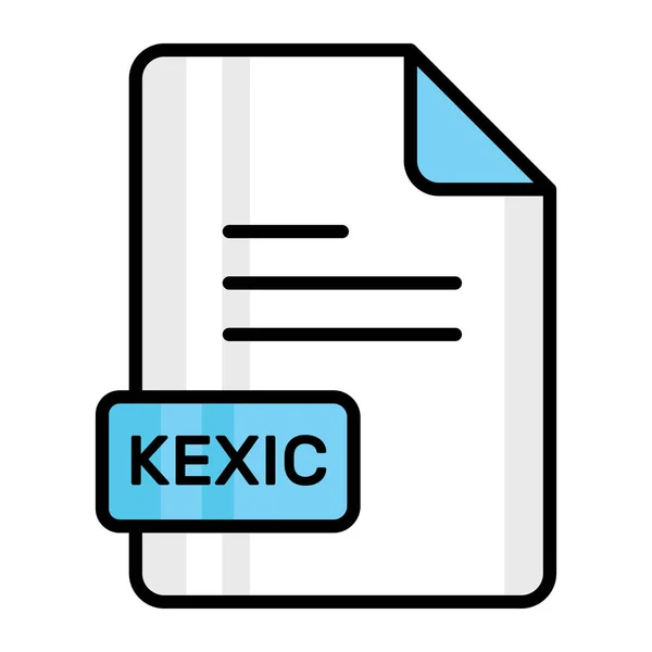 Amazing Vector Icon Kexic File Editable Design — Wektor stockowy