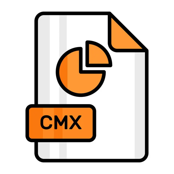 Niesamowita Ikona Wektorowa Pliku Cmx Edytowalny Design — Wektor stockowy