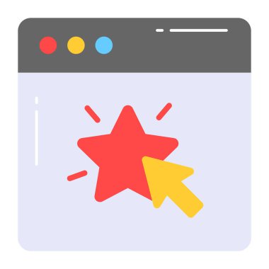 Modern ve modaya uygun web sitesi derecelendirme vektör tasarımı