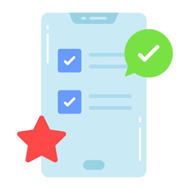 Çevrimiçi anketin modern stil vektörü trend biçimi, premium simgesi