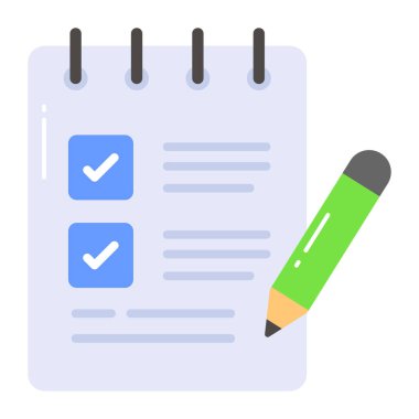 Moda biçiminde not vektör tasarımı, düzenlenebilir simge