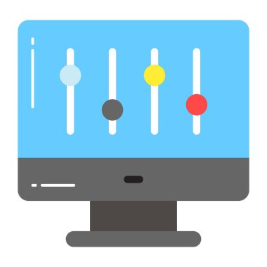 Tercih vektör tasarımı beyaz arkaplanda izole edildi