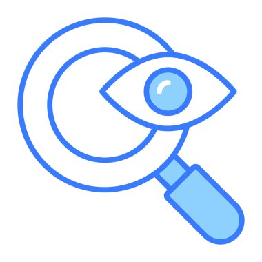 Moda biçimi, düzenlenebilir simge içinde arama vektör tasarımı