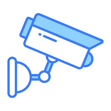 Güvenlik kamerası simgesi olan CCTV 'nin bu premium vektörünü indir