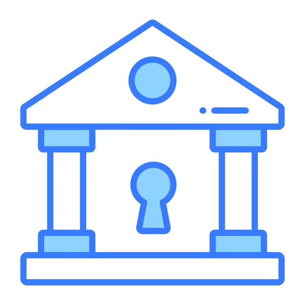 Vérifiez Beau Vecteur Sécurité Bancaire Vecteur Modifiable — Image vectorielle