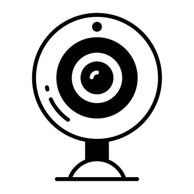 Webcam vektör tasarımı modern stilde, simge kullanımı kolay
