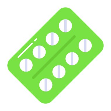 Güzel bir tablet ikonu, sağlık hizmetleri için düzenlenebilir tıbbi haplar.