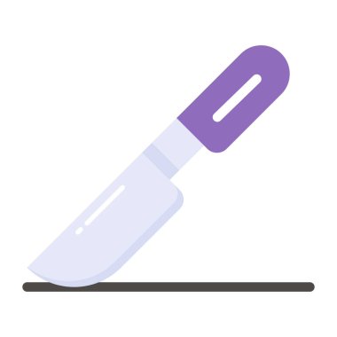 Yeni moda cerrahi bıçak, vektör simgesi