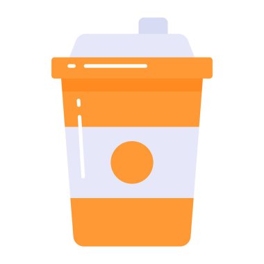 Modern stil ve premium simge olarak paket içecek vektör tasarımı