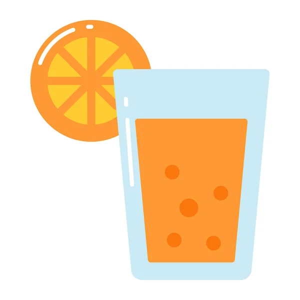 Vérifiez Cette Icône Étonnante Jus Orange Concept Jus Frais — Image vectorielle