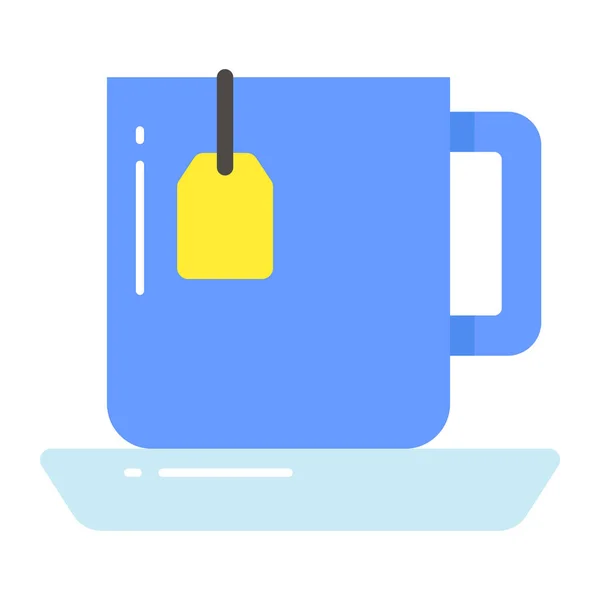 ティーカップの素晴らしいベクトル 熱い飲み物の概念 — ストックベクタ