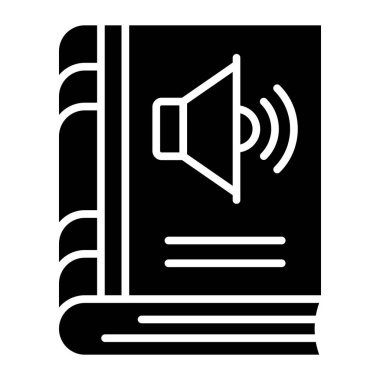 Ses kitabı, premium simgesinin şaşırtıcı bir vektör tasarımı