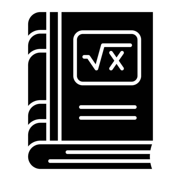 Amazing Vector Design Math Book Premium Icon — Stock Vector