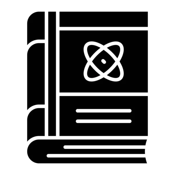 Egy Ikon Fizika Könyv Modern Stílusban Prémium Ikon — Stock Vector