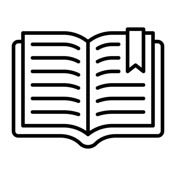 ブックマークベクトル 流行と現代的なスタイルのオープンブック — ストックベクタ