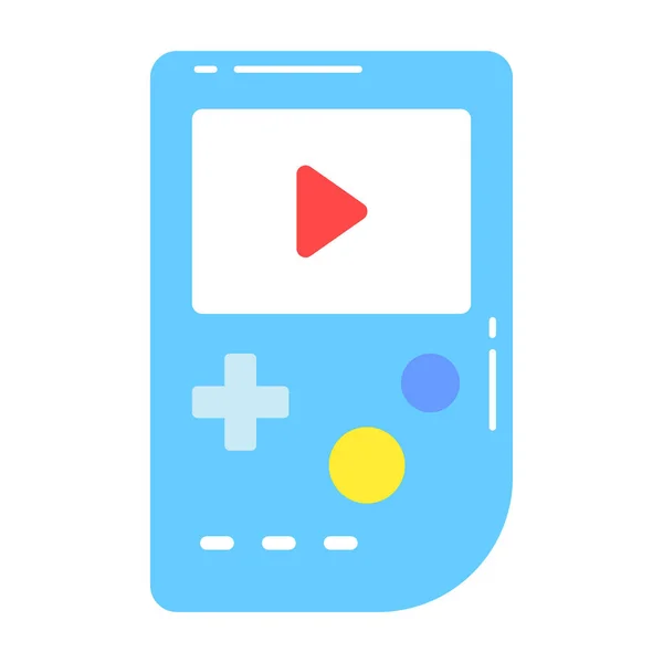 Check Beautiful Icon Gameboy Editable Style — Stock Vector