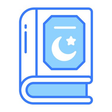 Kutsal Müslüman kitabı, Kuran vektör tasarımı modern tarzda