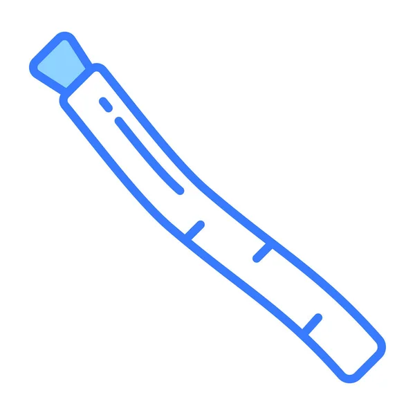 歯クリーニングTwig 編集可能なスタイルでMiswakの現代的なベクトル — ストックベクタ