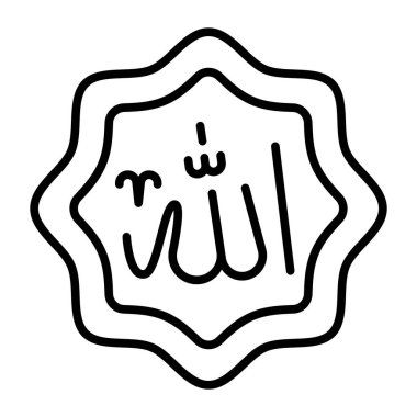 Modern ve modaya uygun Arapça hat vektör tasarımı