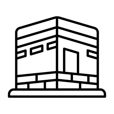 Arapçada Müslümanlar için kutsal bir yer, Kabe 'nin düzenlenebilir bir temsilcisi.