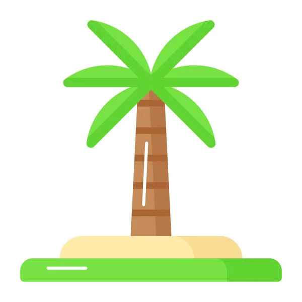 现代流行风格的棕榈树的令人惊奇的矢量设计 — 图库矢量图片